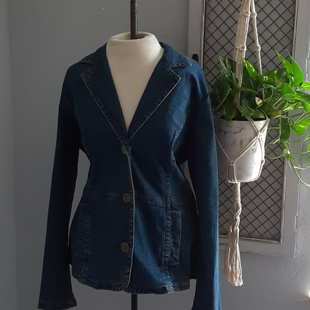 Denim blazer